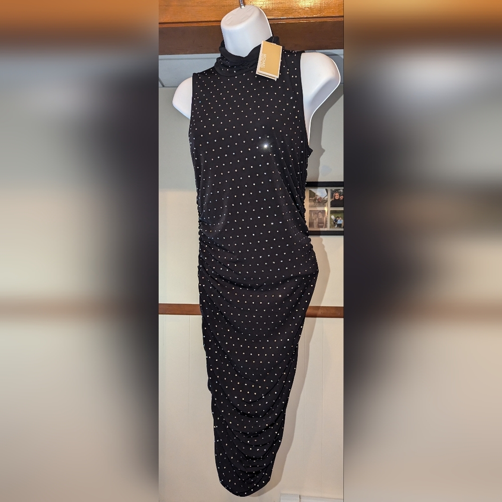 Michael Kors black rhinestone dress size small